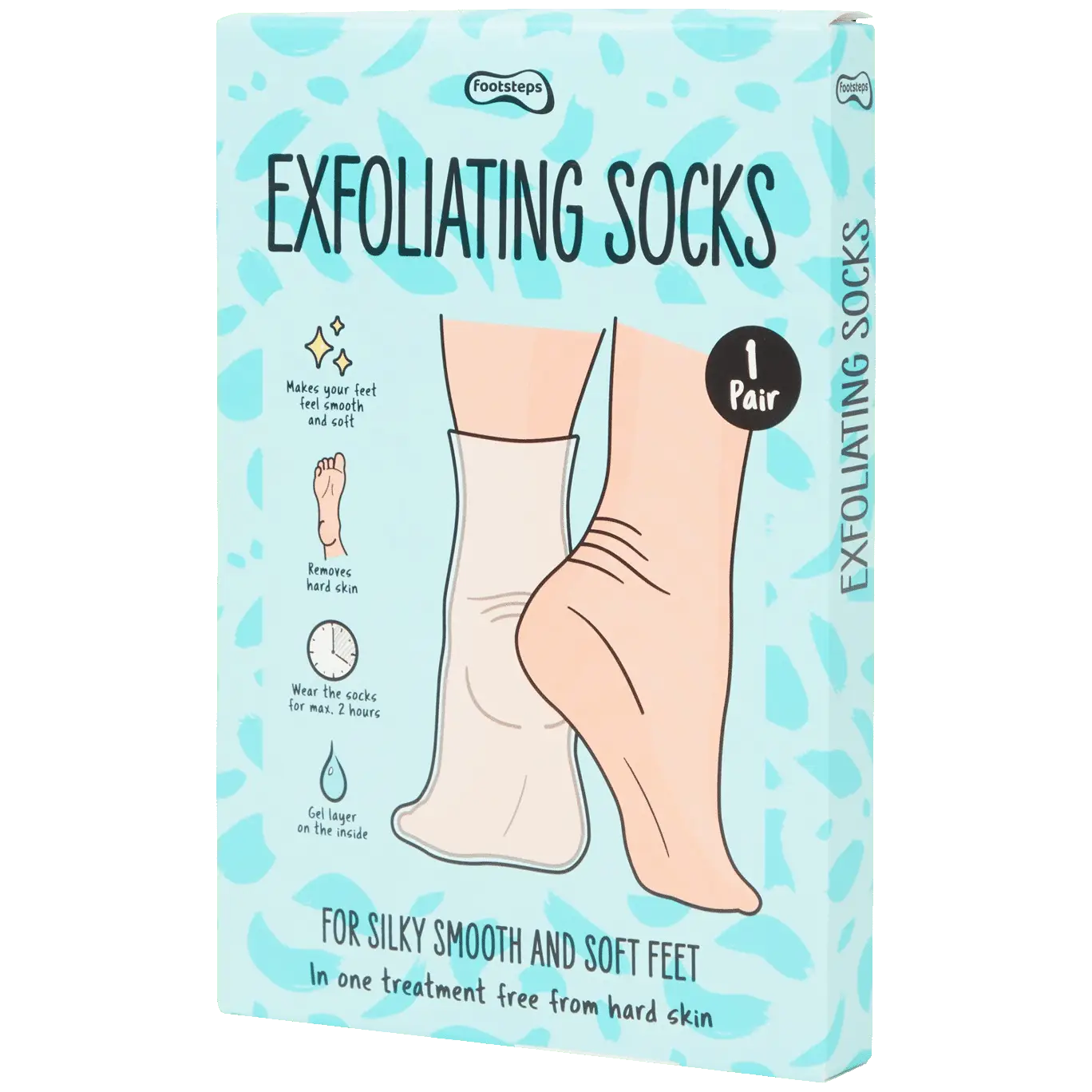 Footsteps Chaussettes Exfoliantes Anti-Callosités – 1 Paire