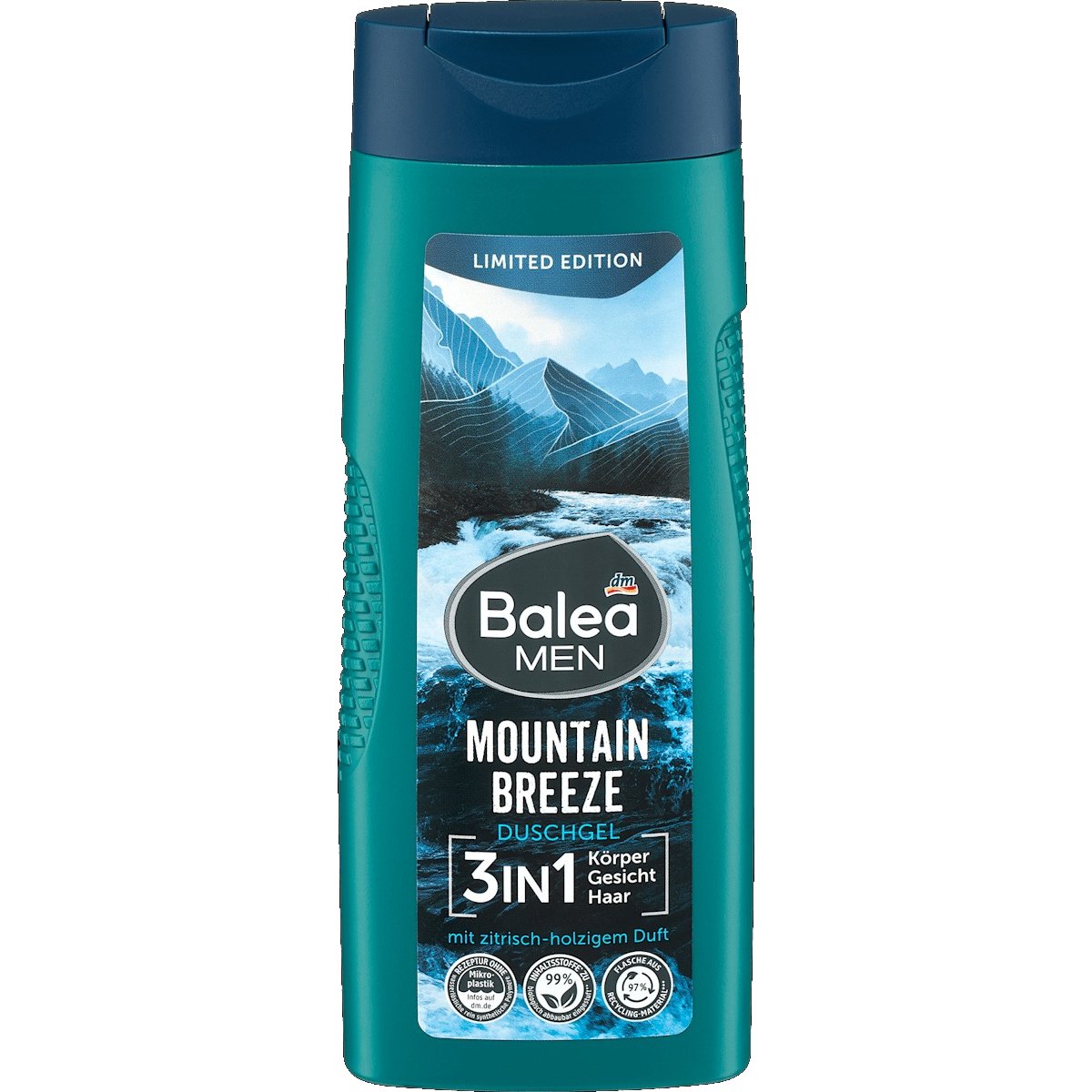 Balea Gel Douche Mountain Breeze 3-en-1 – 300 ml
