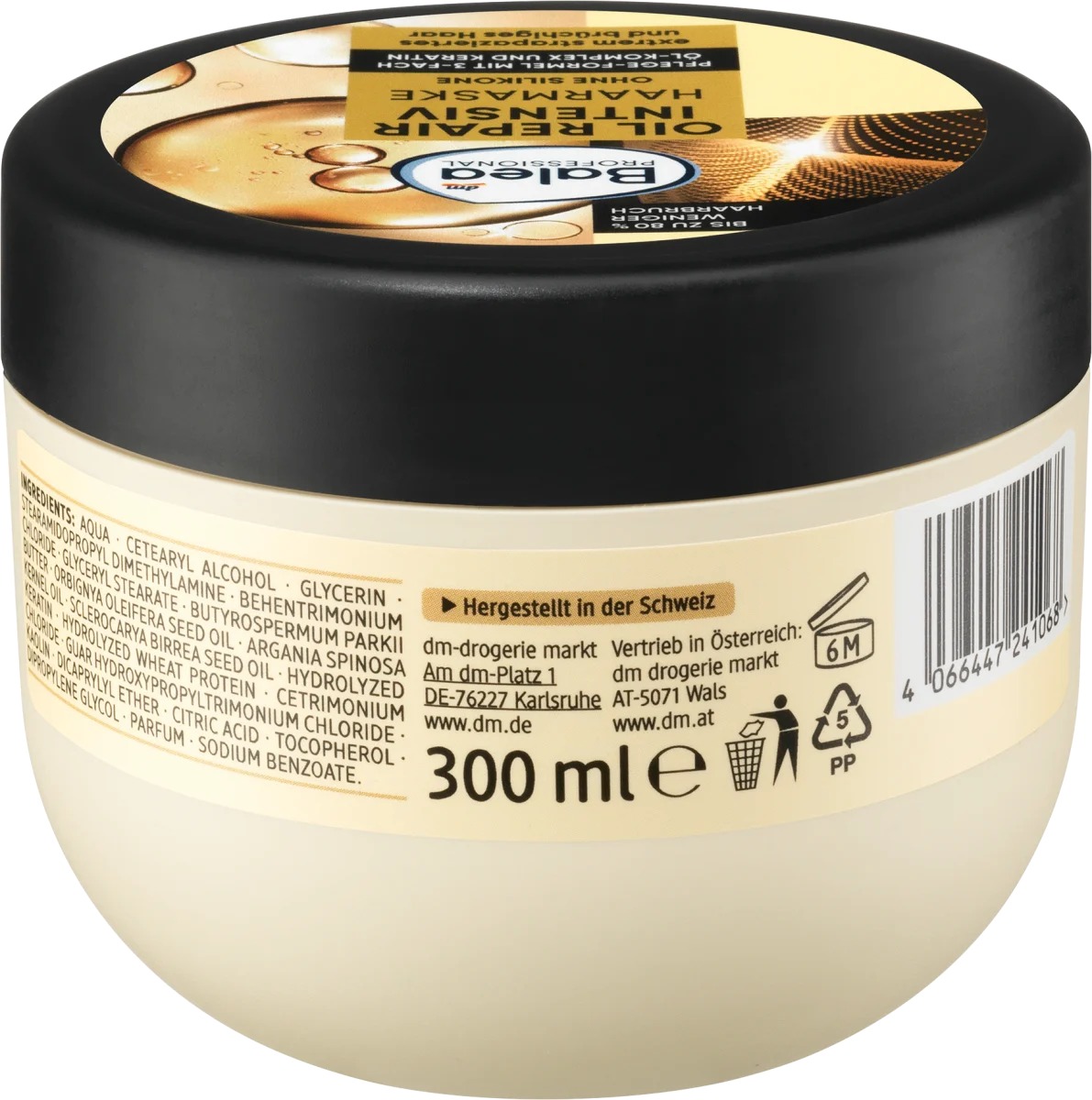 Balea Masque Capillaire Oil Repair Intensiv – 300 ml