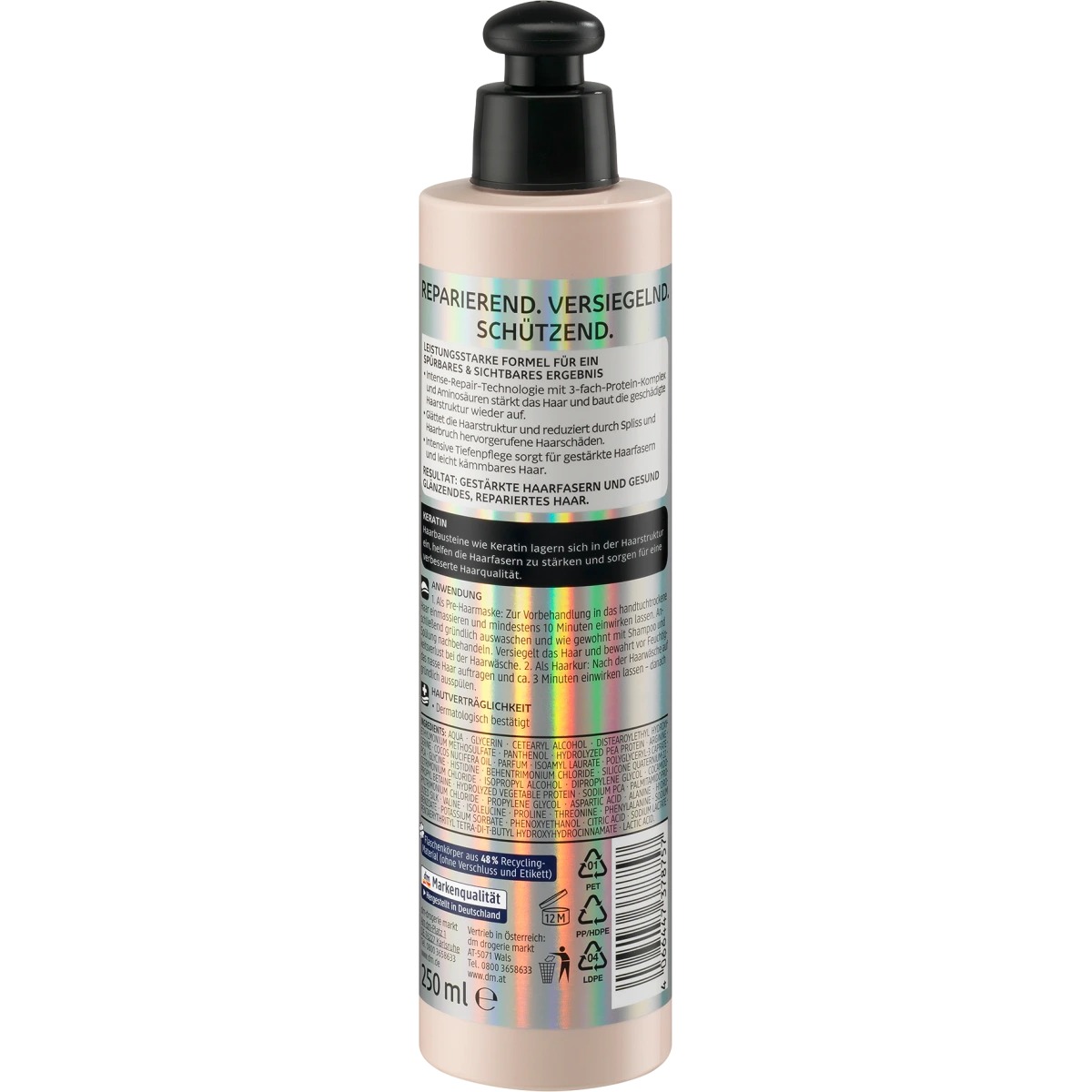 Balea Masque Capillaire Plex Care 2-en-1 – 250 ml