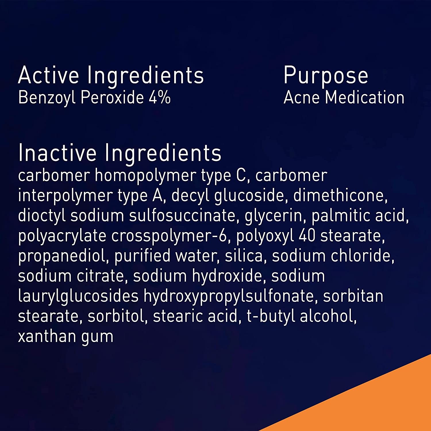 PanOxyl Gel Nettoyant Acné Crème 4% Benzoyl Peroxyde – 170 g