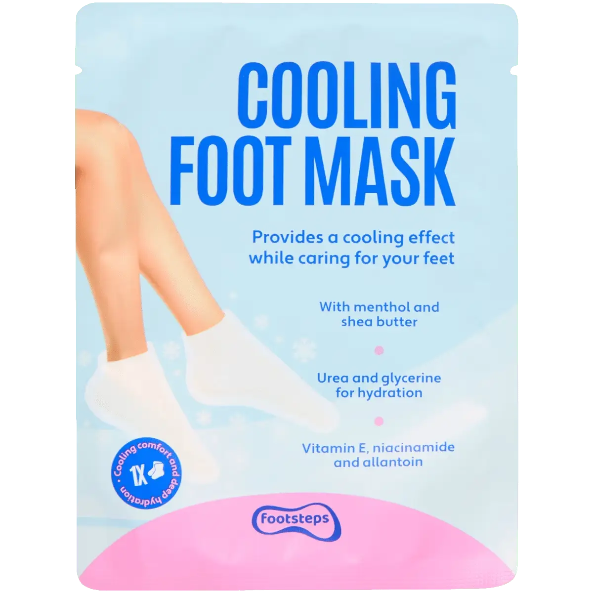Footsteps Masque Rafraîchissant pour les Pieds