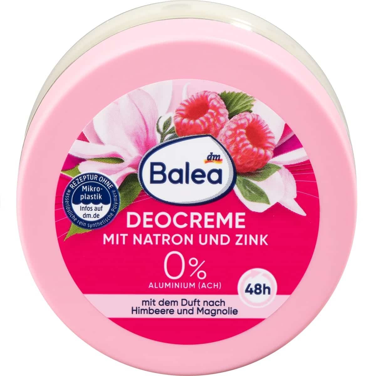 Balea Déodorant Crème Naturel Framboise & Magnolia – 50 ml